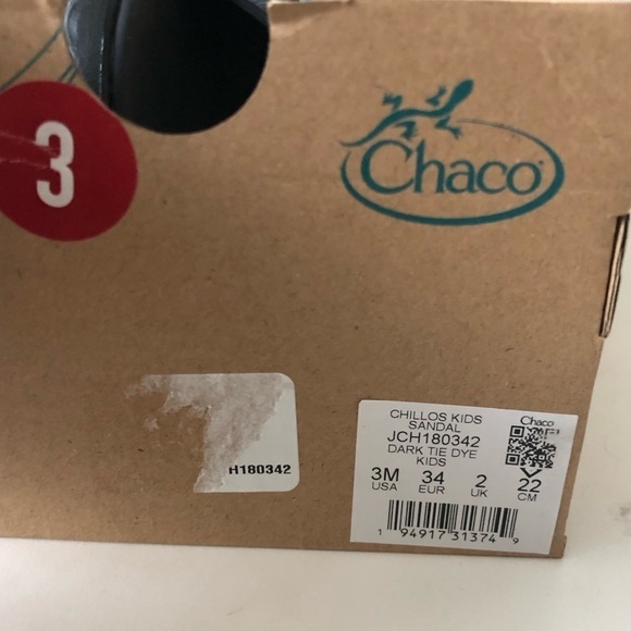 NWT Chaco Chillos strappy slide Sandals Kids - Picture 5 of 6